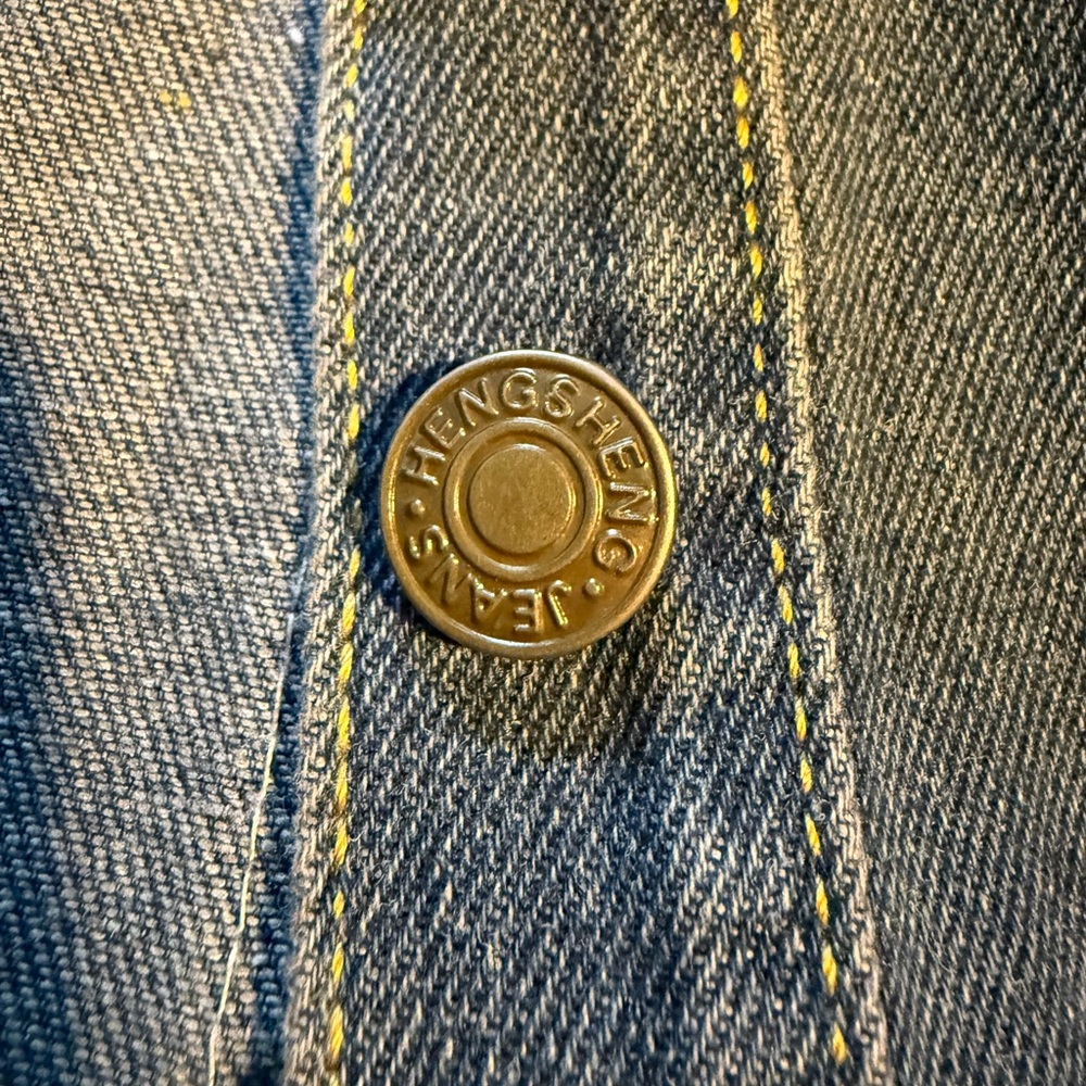 Blue Denim Jean Jacket, Fits Size Small - Picture 2 of 16